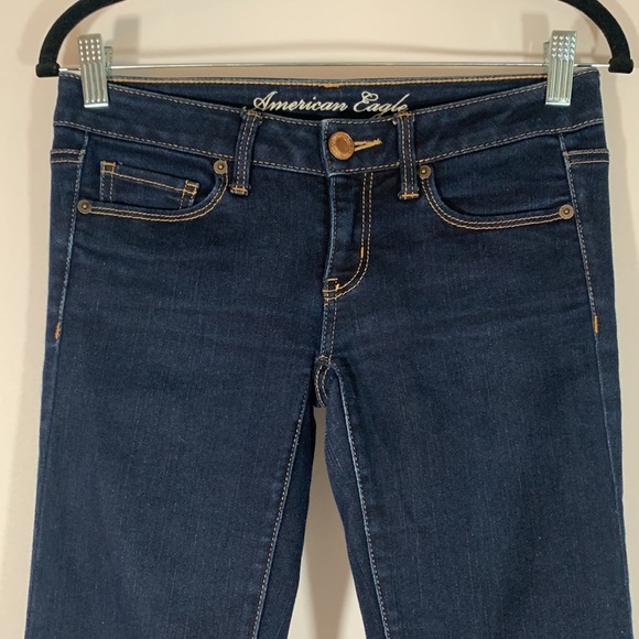 American Eagle Blue Denim Skinny Jeans - Picture 2 of 10